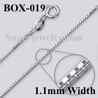 Box 019 Sterling Silver Chain