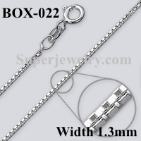 Box 022 Sterling Silver Chain