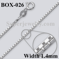 Box 026 Sterling Silver Chain