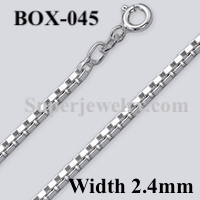 Box 045 Sterling ng Silver Chain
