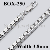 Box 250 Sterling Silver Chain